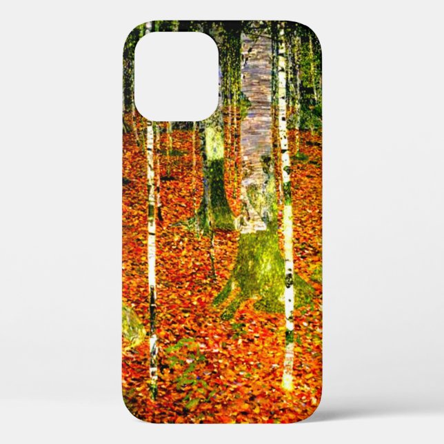 Gustav Klimt Birch Trees Case-Mate iPhone Hülle (Rückseite)