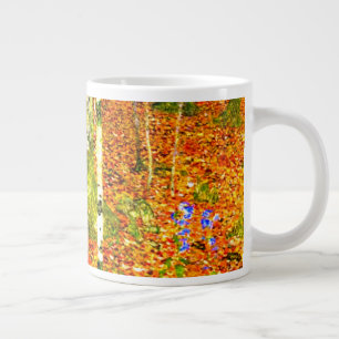 Gustav Klimt Birch Trees Jumbo-Tasse