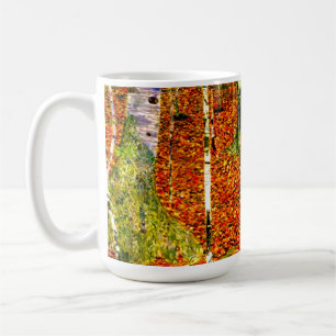 Gustav Klimt Birch Trees Kaffeetasse