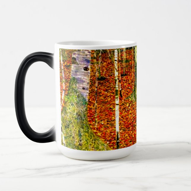 Gustav Klimt Birch Trees Verwandlungstasse (Links)