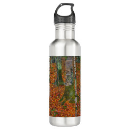 Gustav Klimt - Birch Wood Edelstahlflasche
