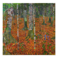 Gustav Klimt - Birch Wood