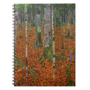 Gustav Klimt - Birch Wood Notizblock