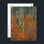 Gustav Klimt - Birch Wood Postkarte<br><div class="desc">Birch Wood - Gustav Klimt,  Öl auf Leinwand,  1903</div>