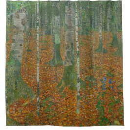 Gustav Klimt - Birchwald Kunst Duschvorhang