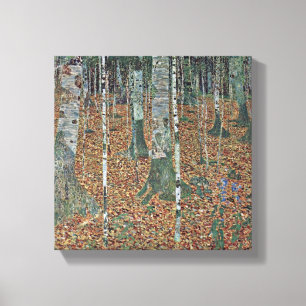 Gustav Klimt - Birke Leinwanddruck