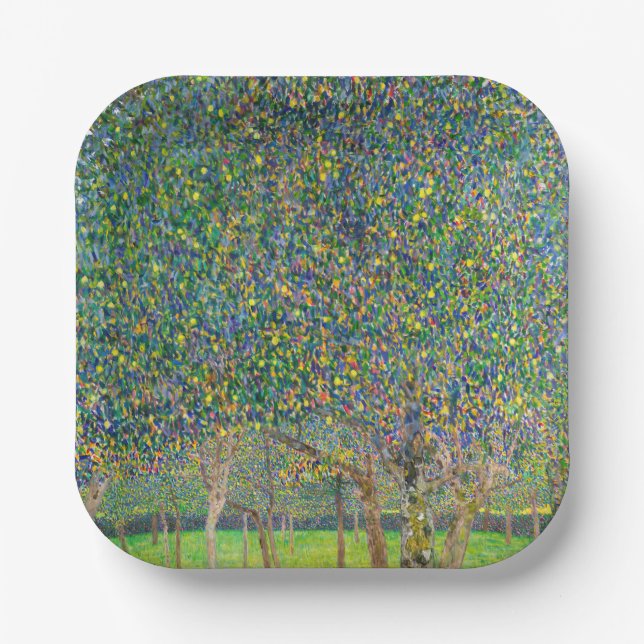 Gustav Klimt - Birnbaum Pappteller (Vorderseite)