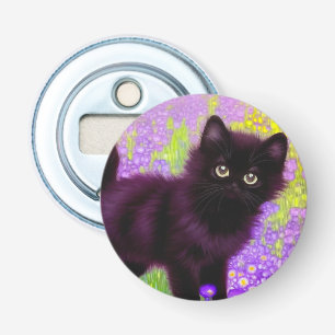 Gustav Klimt Black Kitten Flaschenöffner