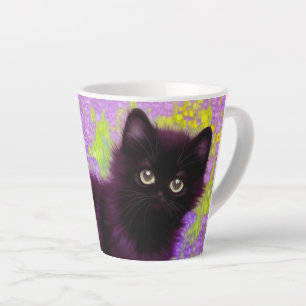 Gustav Klimt Black Kitten Milchtasse