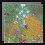 Gustav Klimt - Blumengarten Auto Magnet<br><div class="desc">Blumengarten - Gustav Klimt 1905-1907</div>