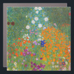 Gustav Klimt - Blumengarten Auto Magnet<br><div class="desc">Blumengarten - Gustav Klimt 1905-1907</div>