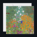 Gustav Klimt - Blumengarten Einladung<br><div class="desc">Blumengarten - Gustav Klimt 1905-1907</div>