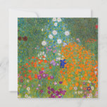 Gustav Klimt - Blumengarten Einladung<br><div class="desc">Blumengarten - Gustav Klimt 1905-1907</div>