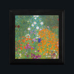 Gustav Klimt - Blumengarten Erinnerungskiste<br><div class="desc">Blumengarten - Gustav Klimt 1905-1907</div>