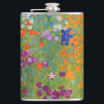 Gustav Klimt - Blumengarten Flachmann<br><div class="desc">Blumengarten - Gustav Klimt 1905-1907</div>
