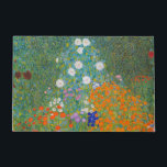 Gustav Klimt - Blumengarten Fußmatte<br><div class="desc">Blumengarten - Gustav Klimt 1905-1907</div>