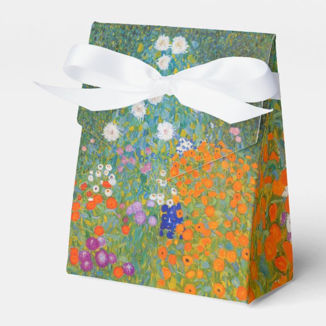 Gustav Klimt - Blumengarten Geschenkschachtel (Vorderseite)