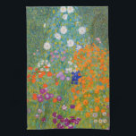 Gustav Klimt - Blumengarten Geschirrtuch<br><div class="desc">Blumengarten - Gustav Klimt 1905-1907</div>