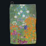 Gustav Klimt - Blumengarten Golfhandtuch<br><div class="desc">Blumengarten - Gustav Klimt 1905-1907</div>