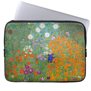 Gustav Klimt - Blumengarten Laptopschutzhülle