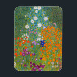 Gustav Klimt - Blumengarten Magnet<br><div class="desc">Blumengarten - Gustav Klimt 1905-1907</div>