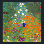 Gustav Klimt: Blumengarten Poster<br><div class="desc">Ein schönes klassisches Poster mit einem bunten Blumengarten,  gemalt vom österreichischen Symbolik-Maler Gustav Klimt.</div>