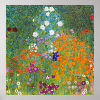 Gustav Klimt: Blumengarten Poster