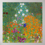 Gustav Klimt - Blumengarten Poster<br><div class="desc">Blumengarten - Gustav Klimt 1905-1907</div>