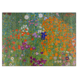 Gustav Klimt:Blumengarten Schneidebrett