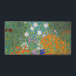 Gustav Klimt - Blumengarten Schreibtischunterlage<br><div class="desc">Blumengarten - Gustav Klimt 1905-1907</div>