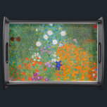 Gustav Klimt - Blumengarten Serviertablett<br><div class="desc">Blumengarten - Gustav Klimt 1905-1907</div>