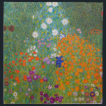 Gustav Klimt - Blumengarten Serviette<br><div class="desc">Blumengarten - Gustav Klimt 1905-1907</div>