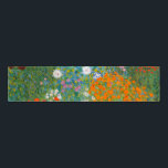 Gustav Klimt - Blumengarten Serviettenband<br><div class="desc">Blumengarten - Gustav Klimt 1905-1907</div>