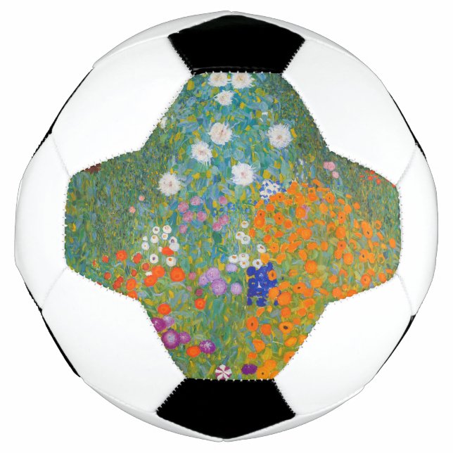 Gustav Klimt - Blumengarten Set Fußball (Vorderseite)