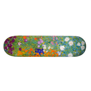 Gustav Klimt:Blumengarten Skateboard