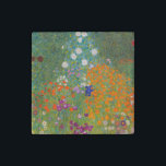 Gustav Klimt - Blumengarten Steinmagnet<br><div class="desc">Blumengarten - Gustav Klimt 1905-1907</div>
