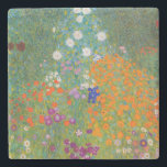 Gustav Klimt - Blumengarten Steinuntersetzer<br><div class="desc">Blumengarten - Gustav Klimt 1905-1907</div>