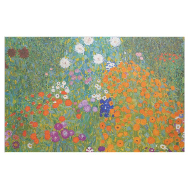 Gustav Klimt - Blumengarten Stoff (Yard (91,4 cm))