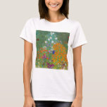 Gustav Klimt - Blumengarten T-Shirt<br><div class="desc">Blumengarten - Gustav Klimt 1905-1907</div>