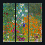 Gustav Klimt - Blumengarten Triptychon<br><div class="desc">Blumengarten - Gustav Klimt 1905-1907</div>