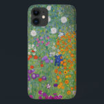 Gustav Klimt Blumengarten Vintag Jugendstil Case-Mate iPhone Hülle<br><div class="desc">Gustav Klimt Blumengarten Vintages Jugendstil Malerei 1907 Kunsthandwerk</div>