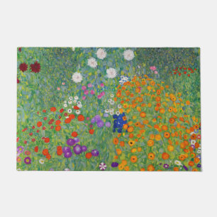 Gustav Klimt Blumengarten Vintage Art Nouveau Fußmatte