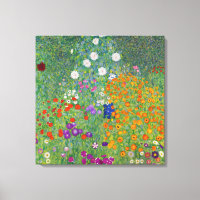 Gustav Klimt Blumengarten Vintage Art Nouveau