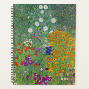 Gustav Klimt Blumengarten Vintage Art Nouveau Planer
