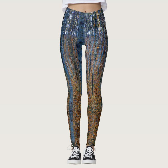 Gustav Klimt - Buche Grove I Leggings (Vorderseite)
