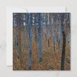 Gustav Klimt - Buchenhain I Einladung