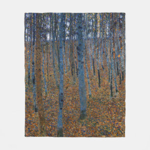 Gustav Klimt - Buchenhain I Fleecedecke