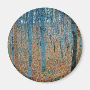 Gustav Klimt Buchenwald Vintage Fine Art Magnet