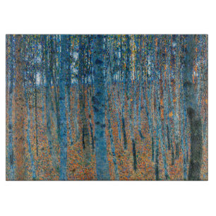 Gustav Klimt Buchenwald Vintage Fine Art Schneidebrett