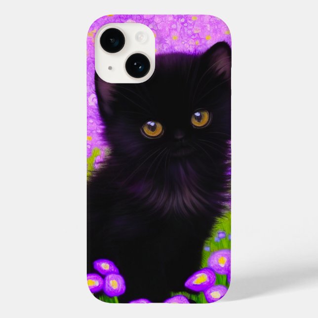 Gustav Klimt Cat Case-Mate iPhone Hülle (Rückseite)